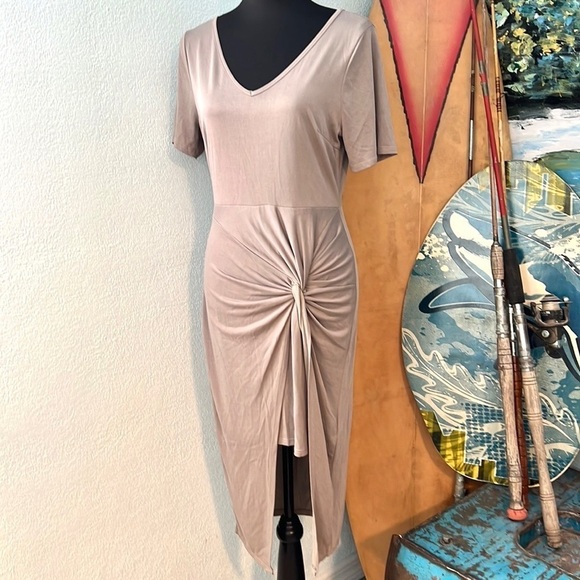 ⭐️Andree By Unit, Softest Rosy Mauve, Front-Knot Dress,So Soft & Easy,Size M - Picture 7 of 16